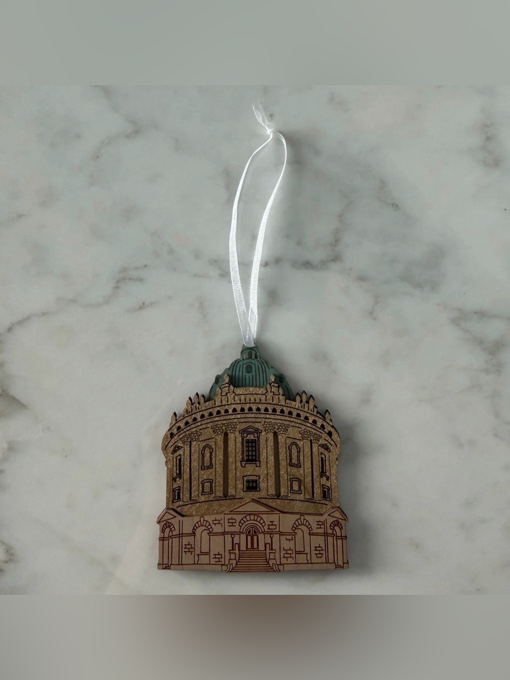 Oxford Radcliffe Camera Wooden Christmas Ornament Bodleian Libraries